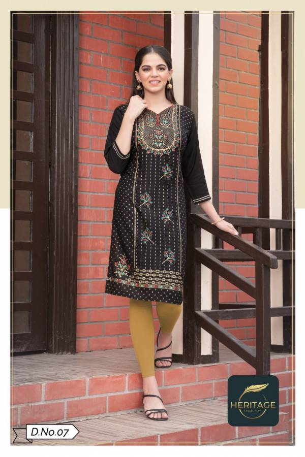 KIMAYA 2 Latest Designer Fancy Ethnic Wear Rayon Kurti Collection